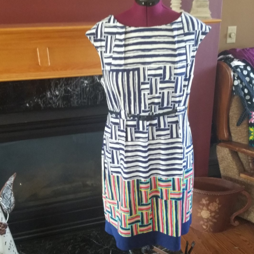 I LE plus size 18 belted dress
